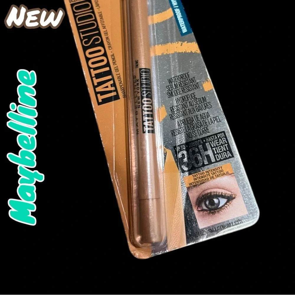 New Maybelline Tattoo Studio Gel Eyeliner – Shade 981 Bronze Glitz